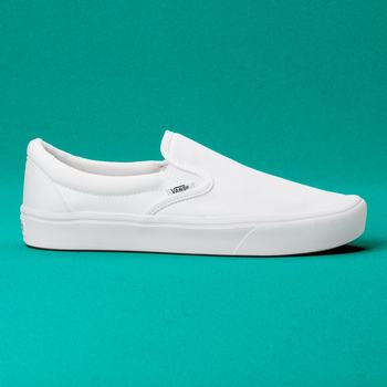 Panske Slip On Tenisky Vans Comfycush Biele VA76KTHDR